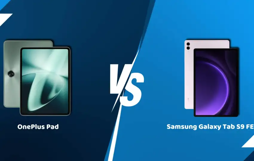 OnePlus Pad vs Galaxy Tab S9 FE Plus