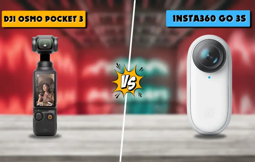 DJI Osmo Pocket 3 vs Insta360 GO 3S